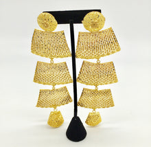 Load image into Gallery viewer, Gold Chandelier Earrings