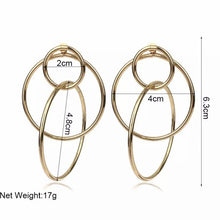 Load image into Gallery viewer, Triple Hoops