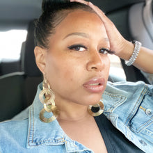 Load image into Gallery viewer, Circle Linked Earrings