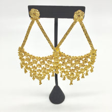 Load image into Gallery viewer, Gold Chandelier Earrings