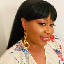 Load image into Gallery viewer, Circle Linked Earrings