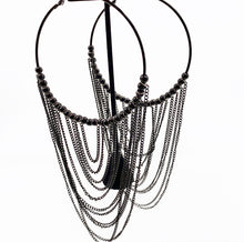 Load image into Gallery viewer, Chain Hoop Earrings