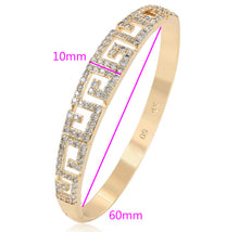 Load image into Gallery viewer, Greek Key Bangle