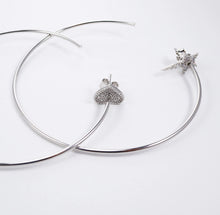 Load image into Gallery viewer, Azure Hoop Earrings (more colors)