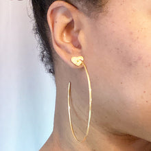 Load image into Gallery viewer, Azure Hoop Earrings (more colors)