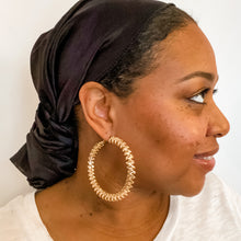 Load image into Gallery viewer, Twisted Metal Hoop Earrings (More Colors)