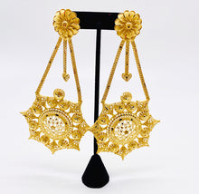 Load image into Gallery viewer, Gold Chandelier Earrings