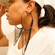 Load image into Gallery viewer, Chain Hoops (More Colors Available)