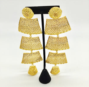 Gold Chandelier Earrings