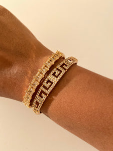 Greek Key Bangle