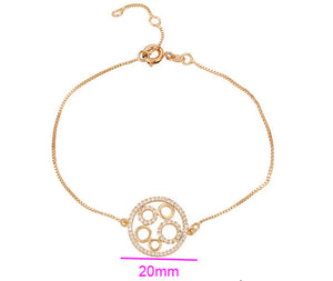 Circle Cluster Bracelet