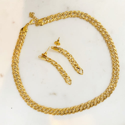 Chunky Link Necklace Set
