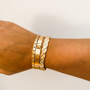 Quilted Bangle