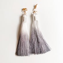 Load image into Gallery viewer, Two Tone Tassel Earrings