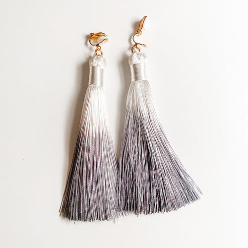 Two Tone Tassel Earrings