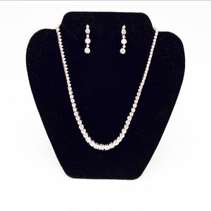 Elegant Tennis Necklace Set