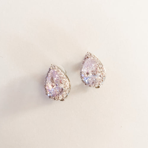 Elegant Oval Clip On Studs