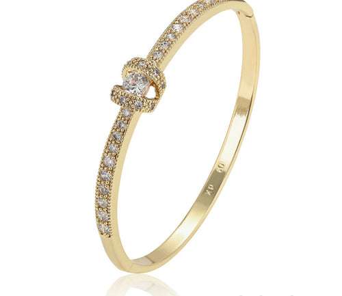 Crystal Knot Bangle