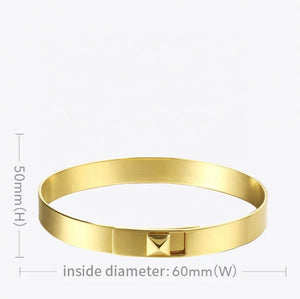 Simple Rivet Bangle (More Colors)