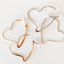 Load image into Gallery viewer, Clip on Heart Earrings (More Colors)