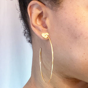 Azure Hoop Earrings (more colors)