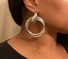 Load image into Gallery viewer, Double Hoop Earrings