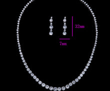 Load image into Gallery viewer, Elegant Tennis Necklace Set