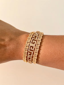 Greek Key Bangle