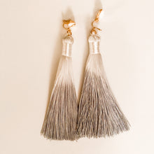 Load image into Gallery viewer, Two Tone Tassel Earrings