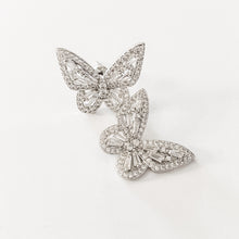 Load image into Gallery viewer, Crystal Butterfly Stud Earrings