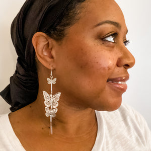Hanging Butterfly Earrings (More Colors)