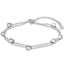 Load image into Gallery viewer, Multi Heart Chain Bracelet
