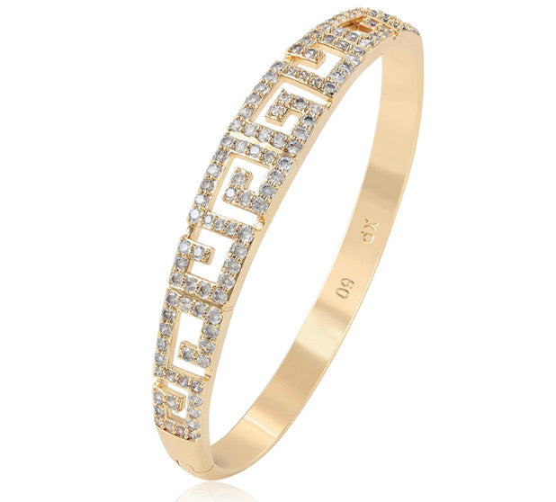 Greek Key Bangle