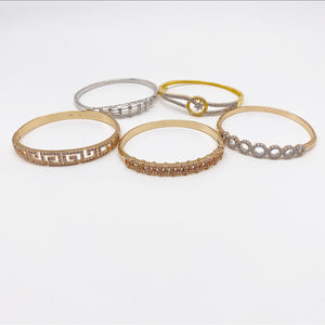 Greek Key Bangle